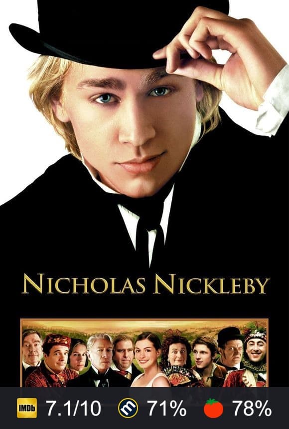 Nicholas Nickleby poster