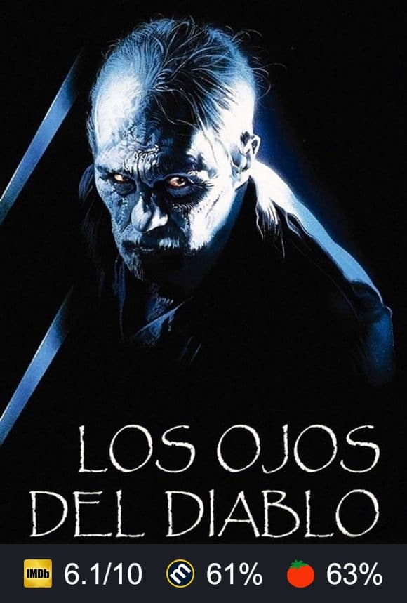 Cartel de Los ojos del diablo