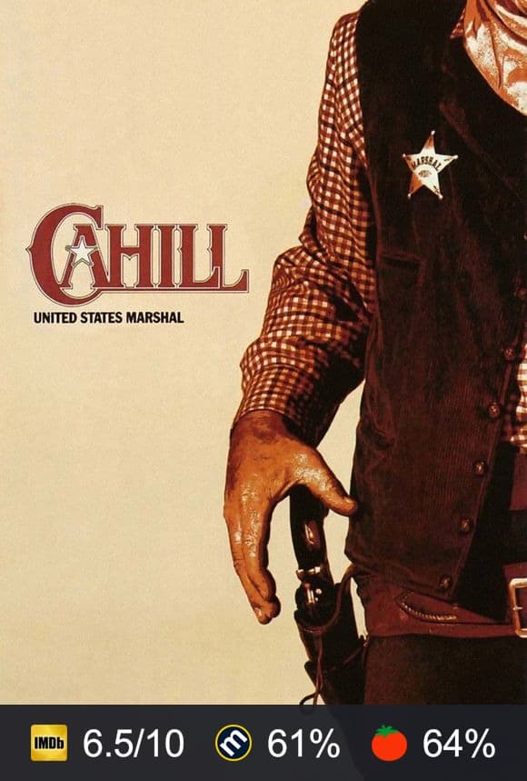 Cahill: United States Marshal poster