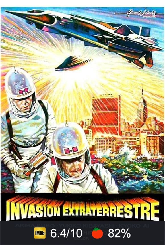 Cartel de Invasión extraterrestre