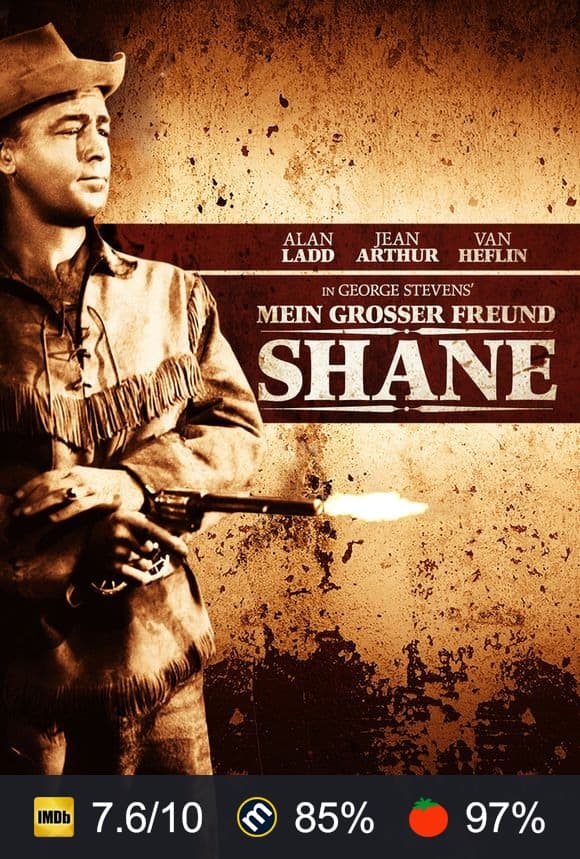 Poster von Mein großer Freund Shane