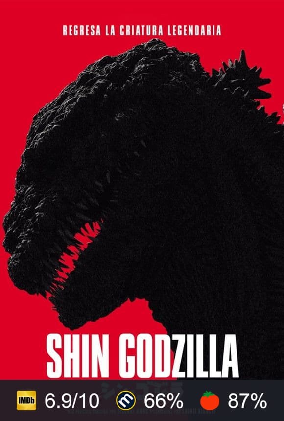 Cartel de Shin Godzilla