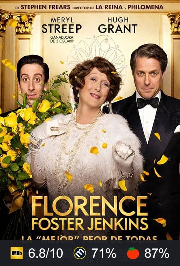 Cartel de Florence Foster Jenkins