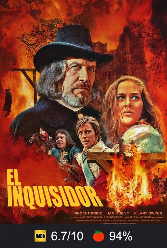 Cartel de El general Witchfinder