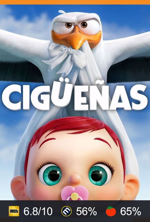 Cartel de Cigüeñas