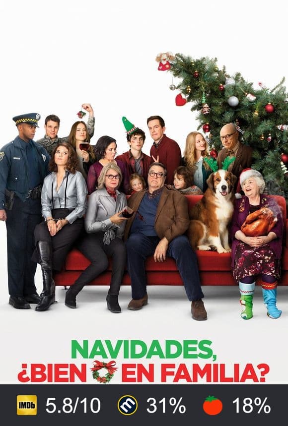 Cartel de Navidades, ¿bien o en familia?