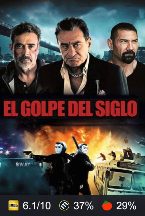 Cartel de El golpe del siglo