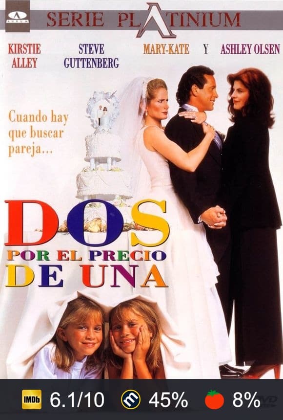 Cartel de Dos por el precio de una