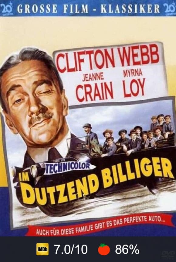 Poster von Im Dutzend billiger