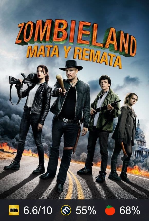 Cartel de Zombieland: Mata y remata