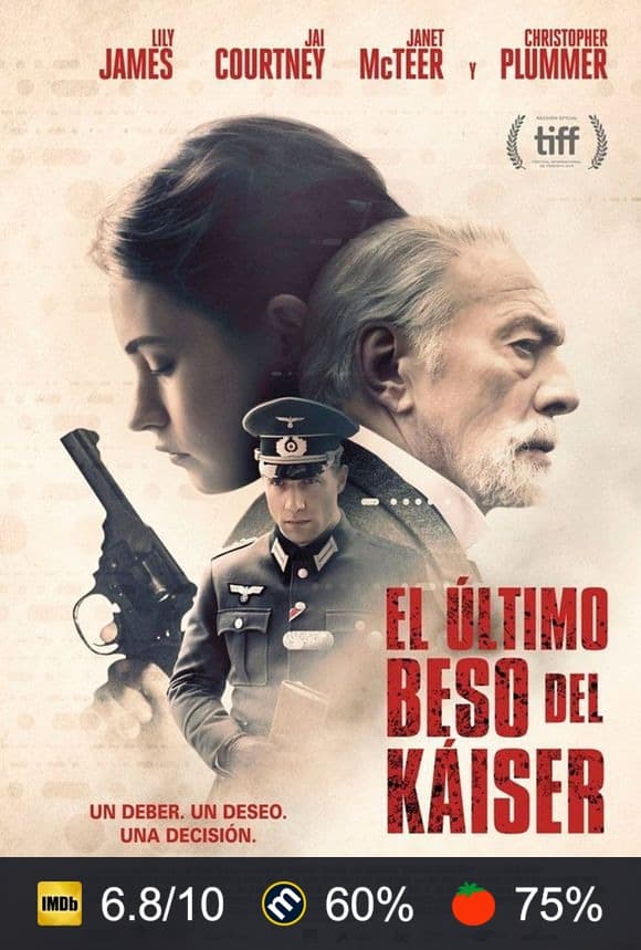 Cartel de El último beso del káiser