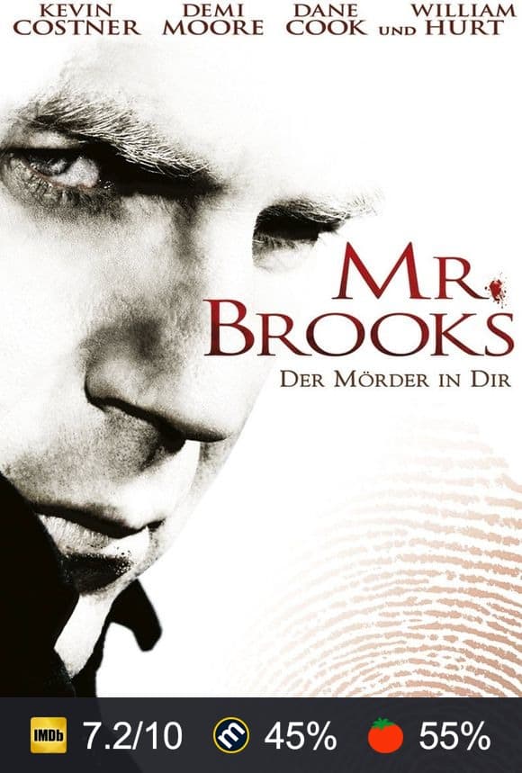 Poster von Mr. Brooks - Der Mörder in dir