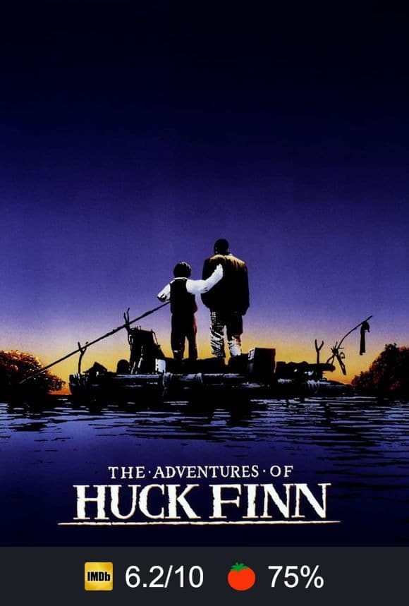 The Adventures of Huck Finn poster