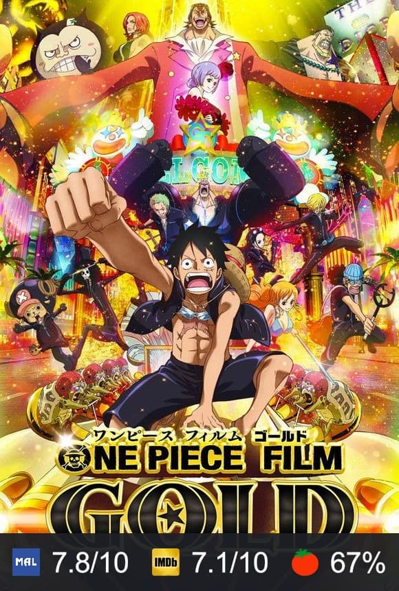 Poster von One Piece: Film Gold