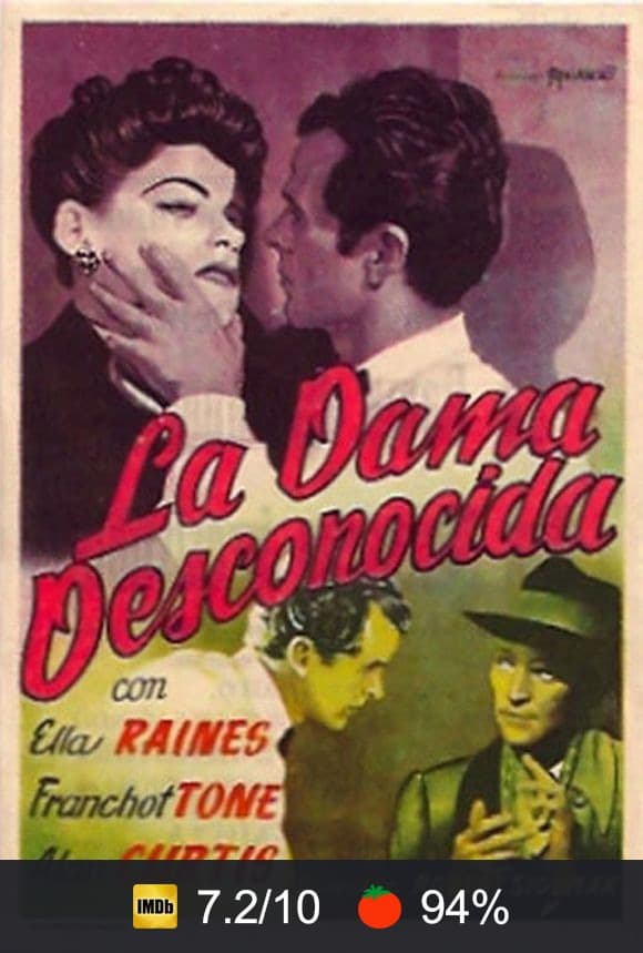 Cartel de La dama desconocida