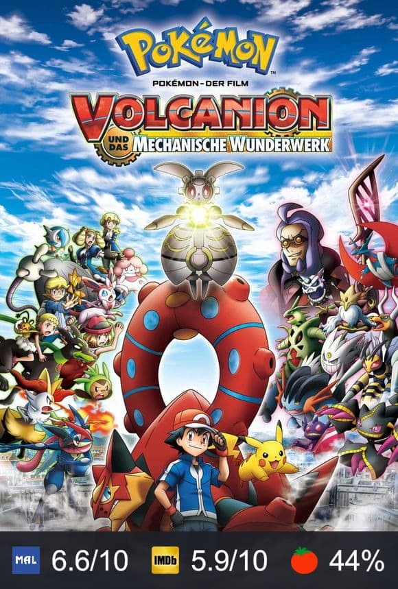 Poster von Pokémon 19: Volcanion und das mechanische Wunderwerk