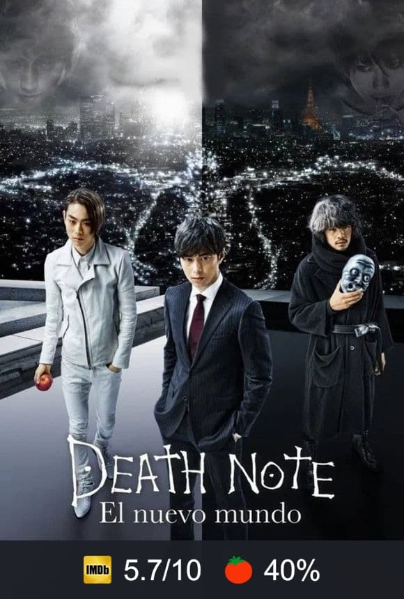 Cartel de Death Note: El nuevo mundo