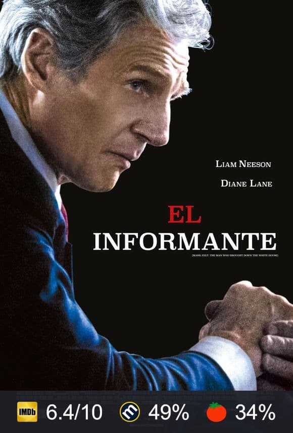 Cartel de Mark Felt (El informante)