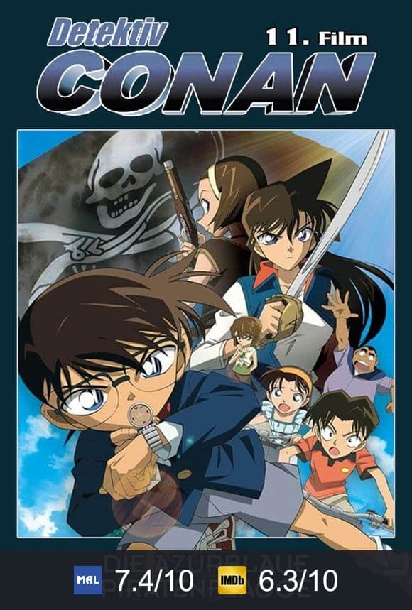 Poster von Detektiv Conan - Die azurblaue Piratenflagge