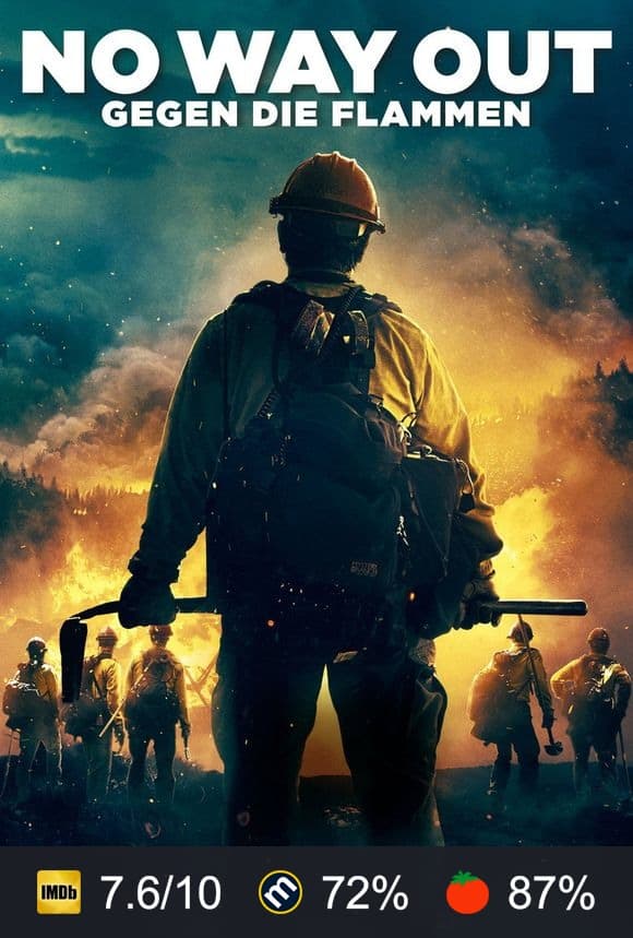 Poster von No Way Out - Gegen die Flammen