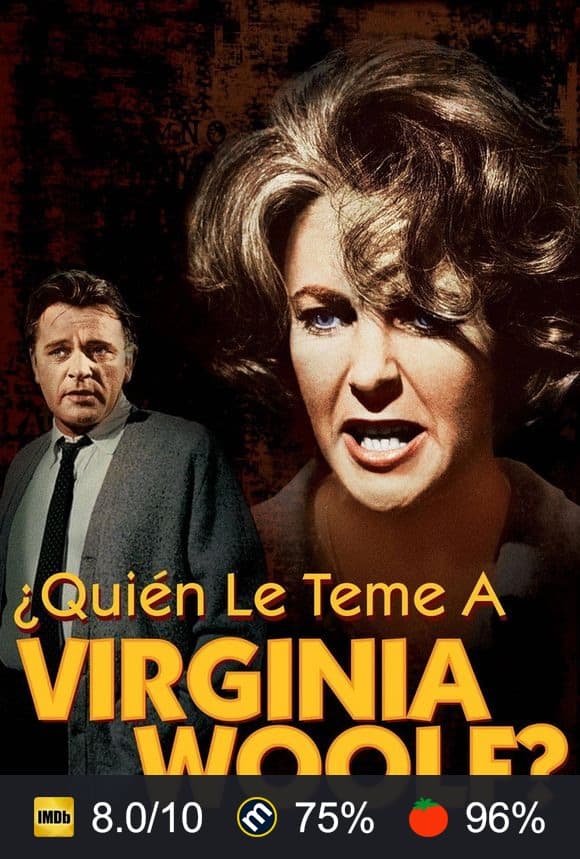Cartel de ¿Quién teme a Virginia Woolf?