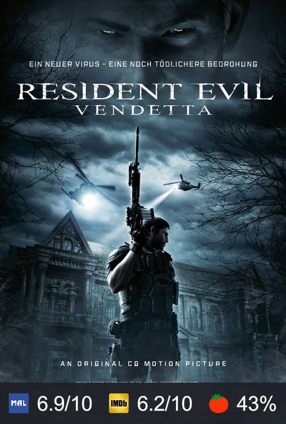 Poster von Resident Evil: Vendetta