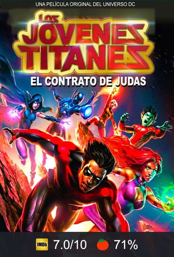 Cartel de Jóvenes titanes: El contrato de Judas