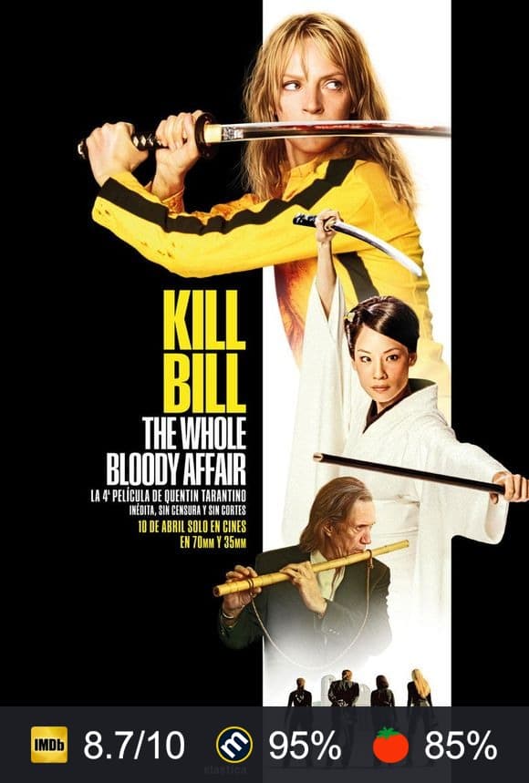 Cartel de Kill Bill: The Whole Bloody Affair