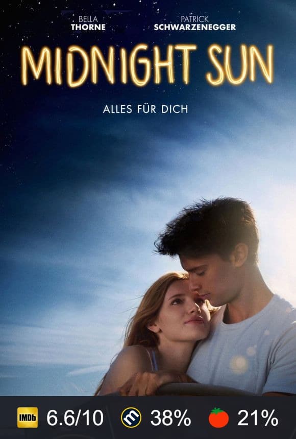 Poster von Midnight Sun - Alles für dich