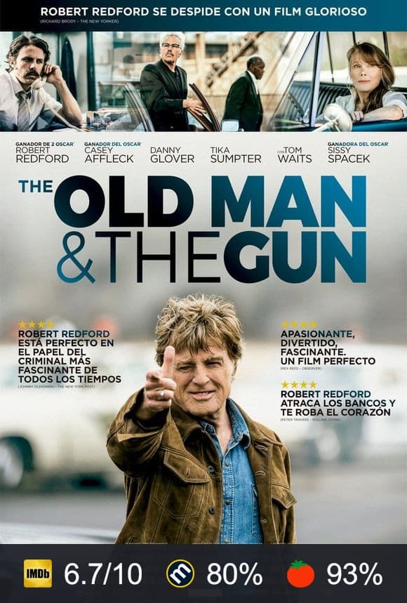 Cartel de The Old Man & the Gun
