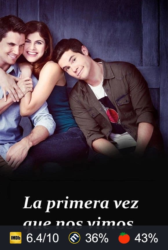 Cartel de La primera vez que nos vimos