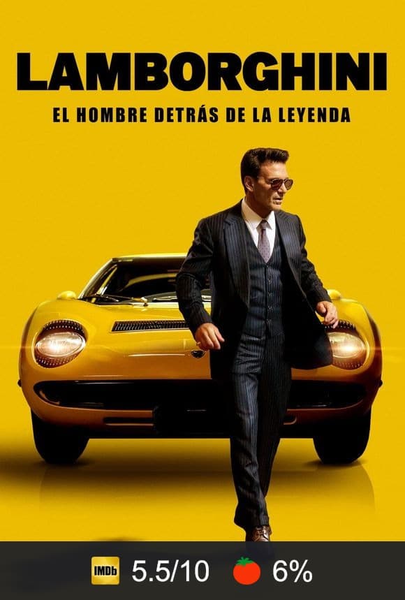 Cartel de Lamborghini: El hombre detrás de la leyenda