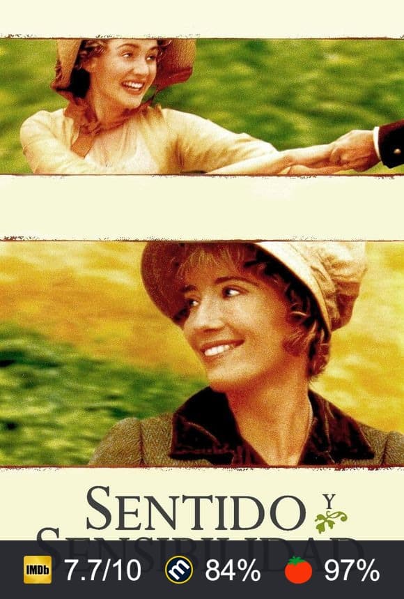 Cartel de Sentido y sensibilidad