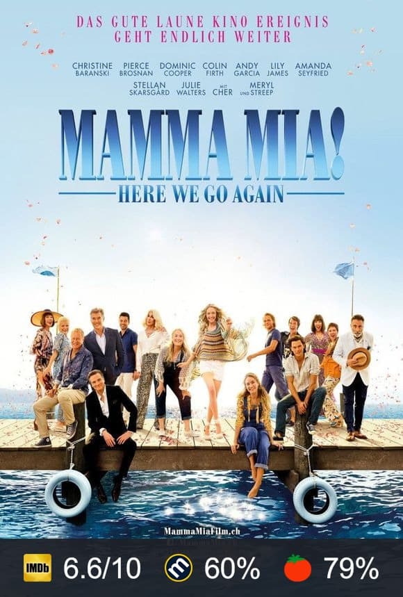 Poster von Mamma Mia! Here We Go Again