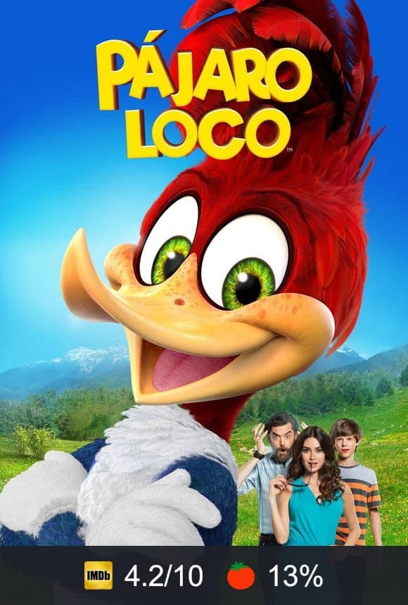 Cartel de El pájaro loco: La película