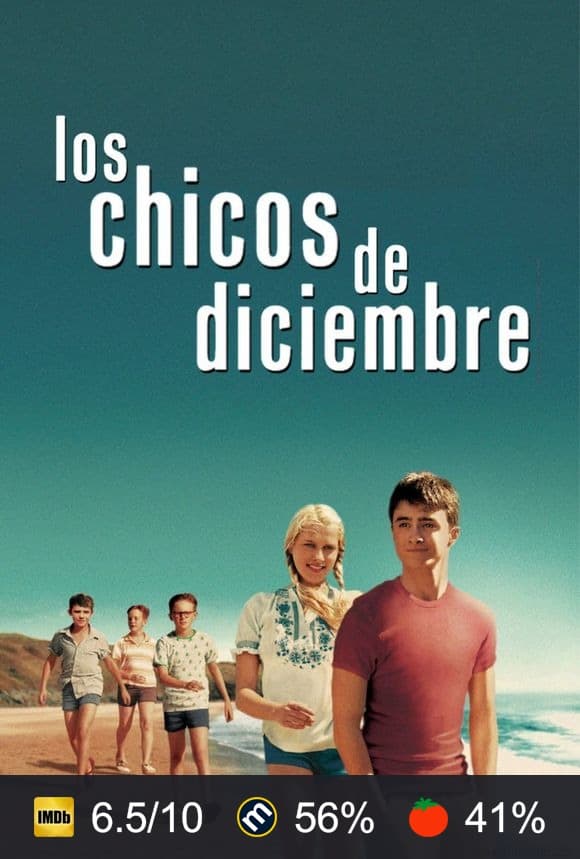 Cartel de Los chicos de diciembre