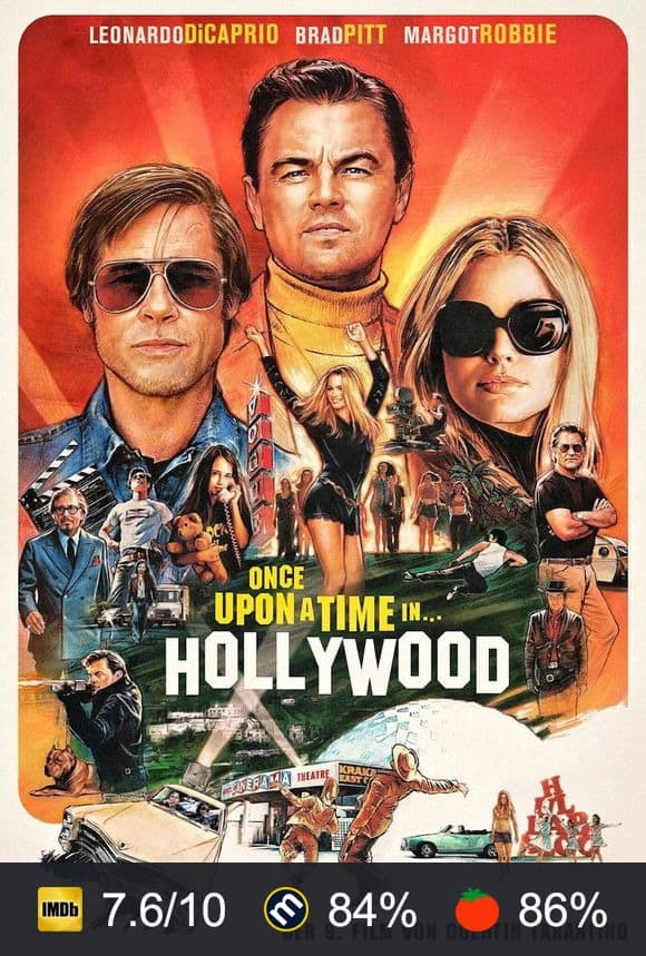 Poster von Once Upon a Time... in Hollywood