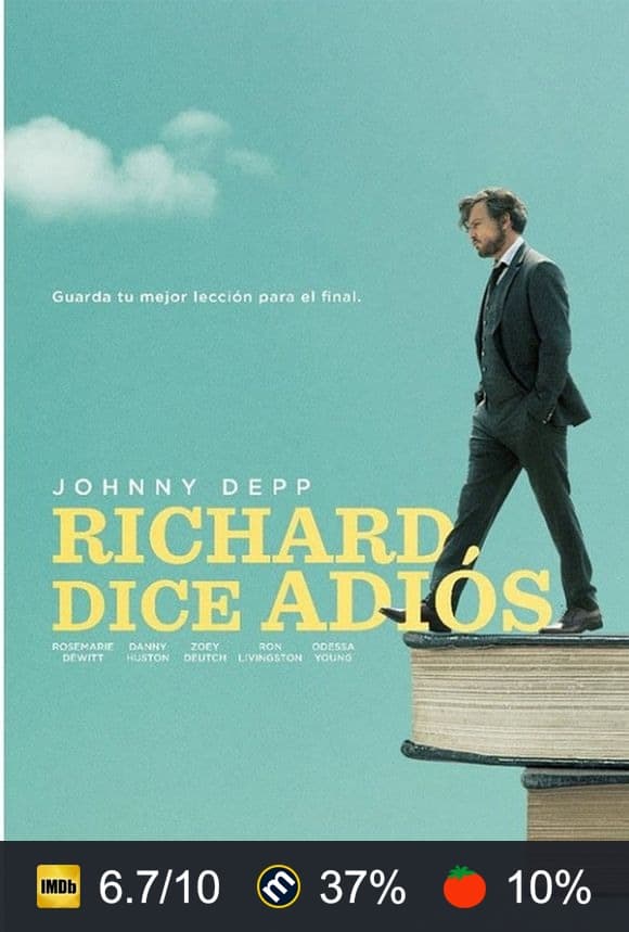 Cartel de Richard dice adiós
