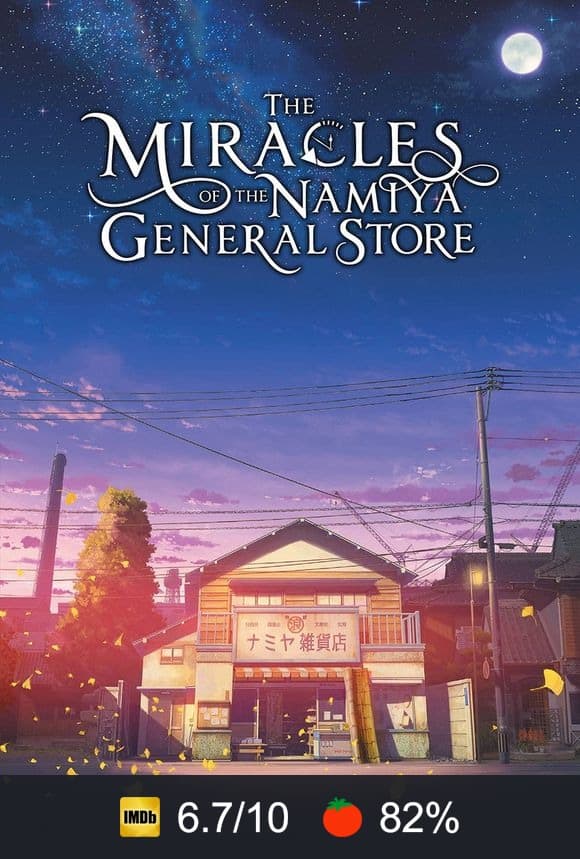 The Miracles of the Namiya General Store poster