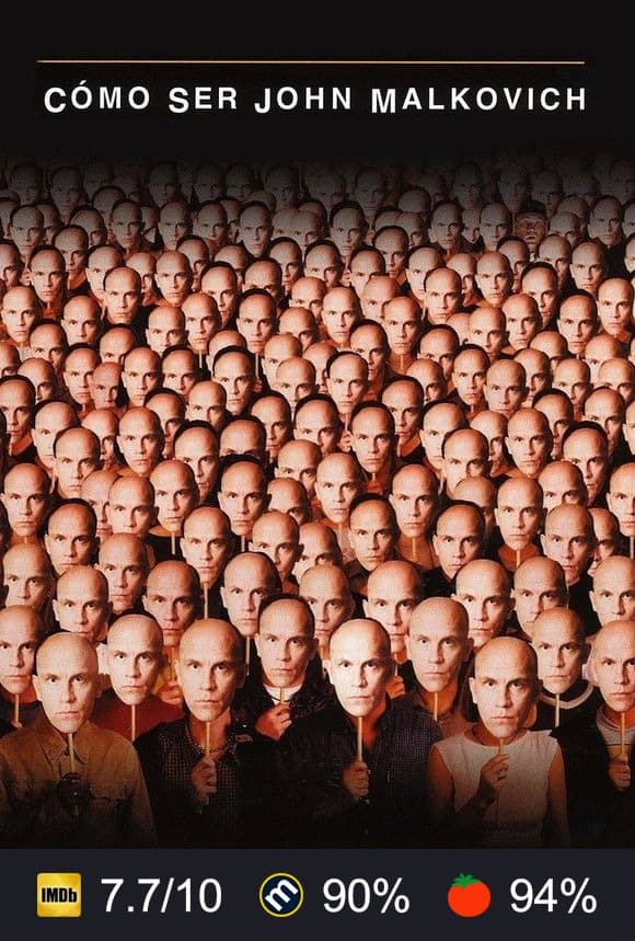 Cartel de Cómo ser John Malkovich