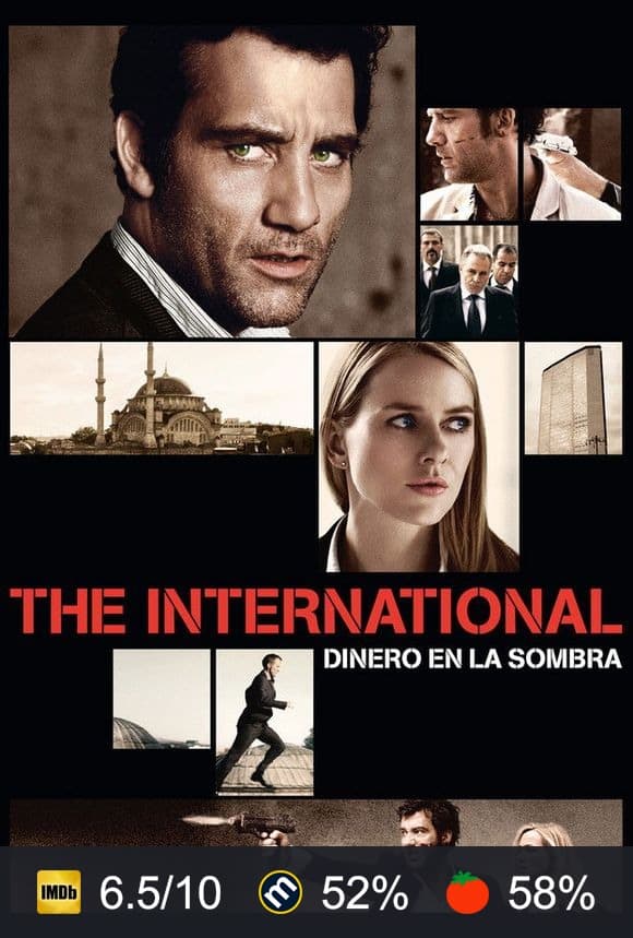 Cartel de The International: Dinero en la sombra