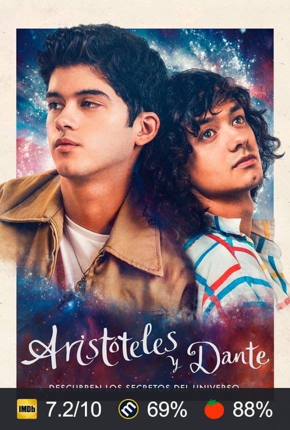 Cartel de Aristóteles y Dante descubren los secretos del universo