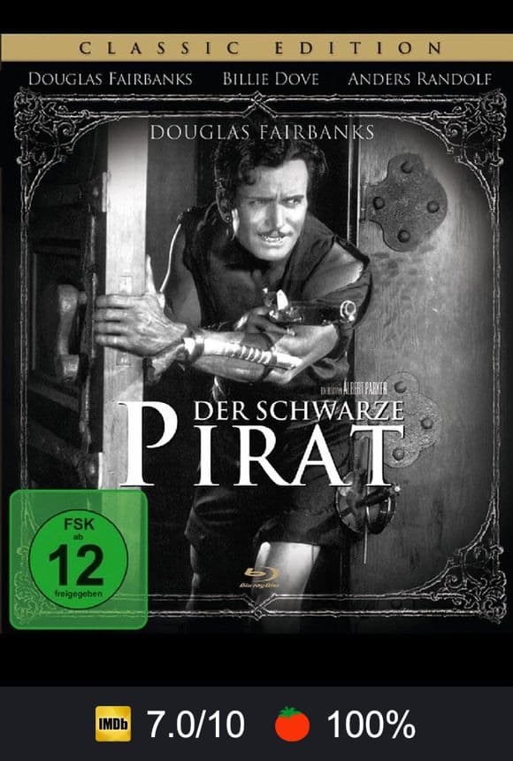 Poster von Der schwarze Pirat