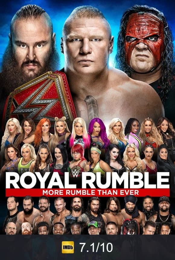 Cartel de WWE Royal Rumble 2018
