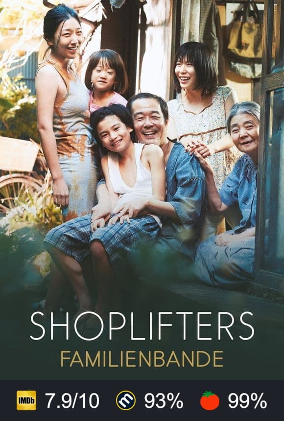 Poster von Shoplifters - Familienbande
