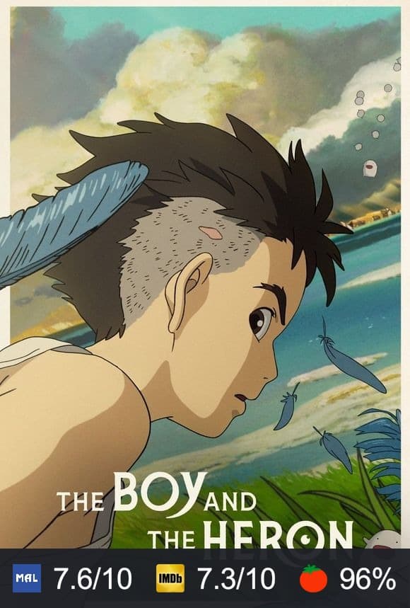 The Boy and the Heron poster