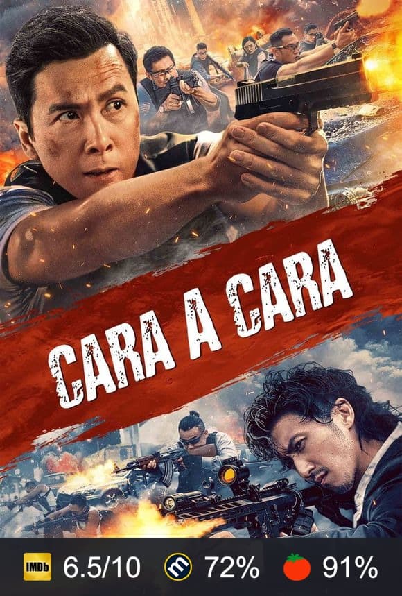 Cartel de Cara a Cara (Raging Fire)