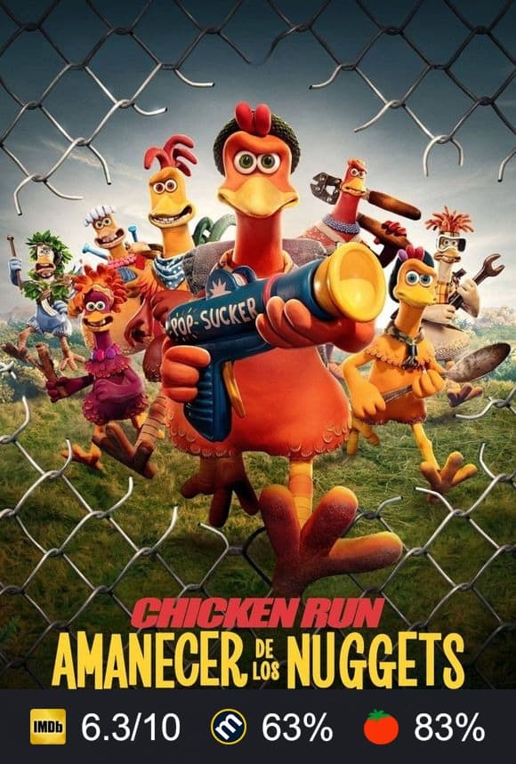 Cartel de Chicken Run: Amanecer de los nuggets