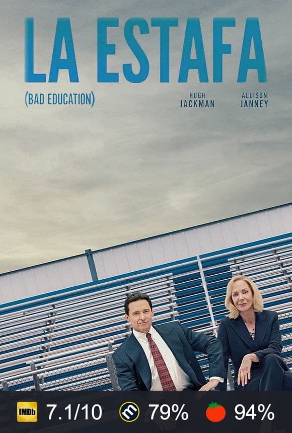 Cartel de La estafa (Bad Education)