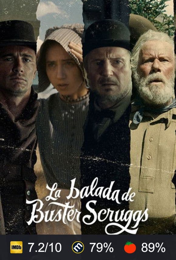 Cartel de La balada de Buster Scruggs